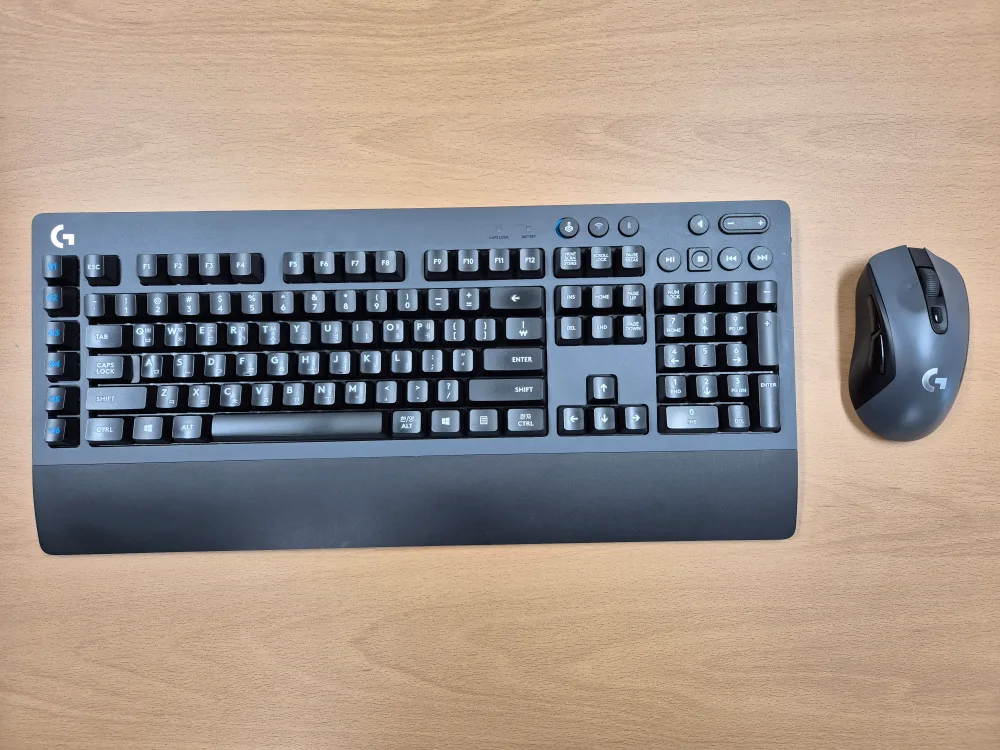 로지텍 무선 G613키보드 G603 마우스 세트로 팜(중고)