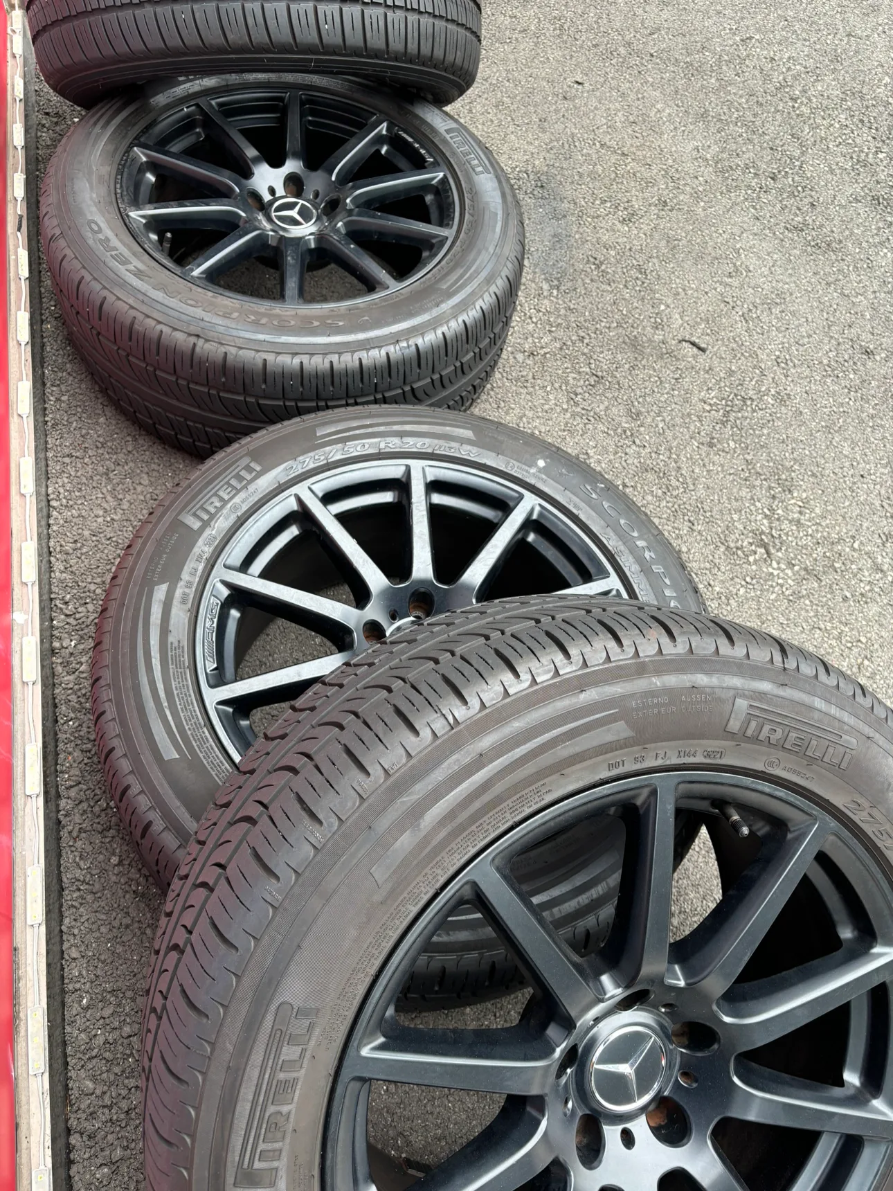 G바겐 20인치 중고 휠타이어 판매합니다