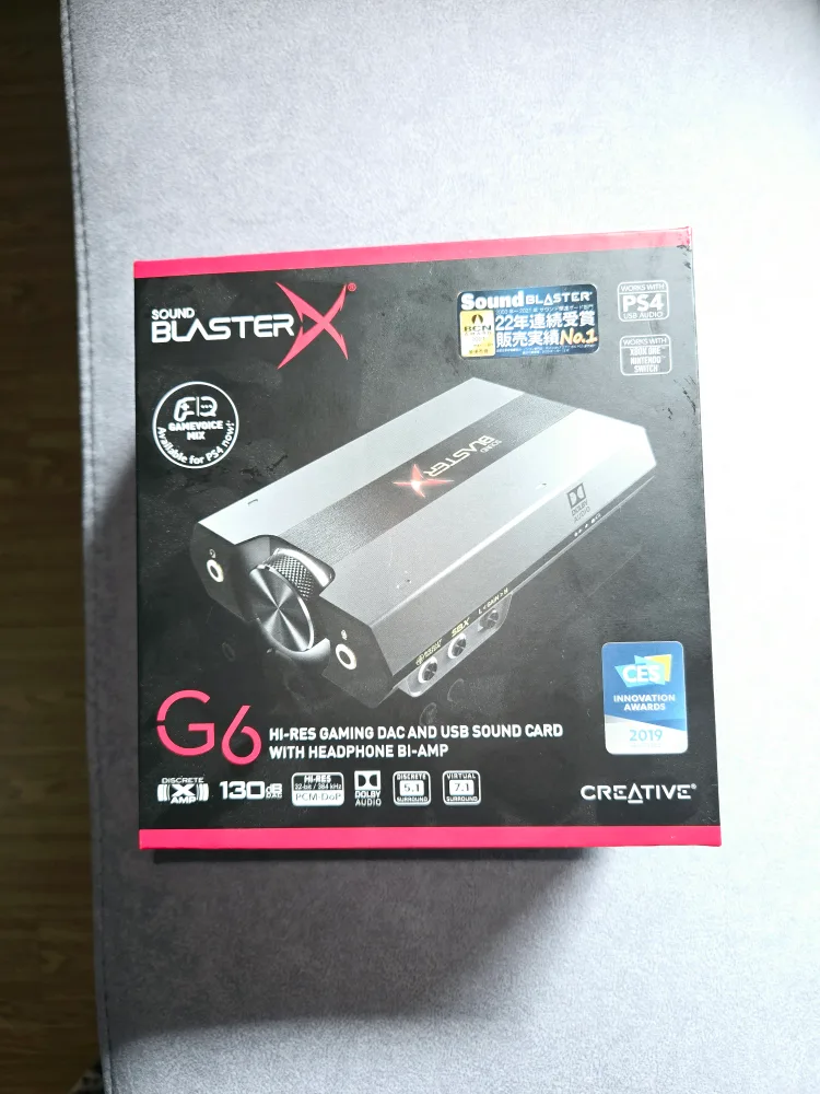 사운드블라스터 g6팝니다