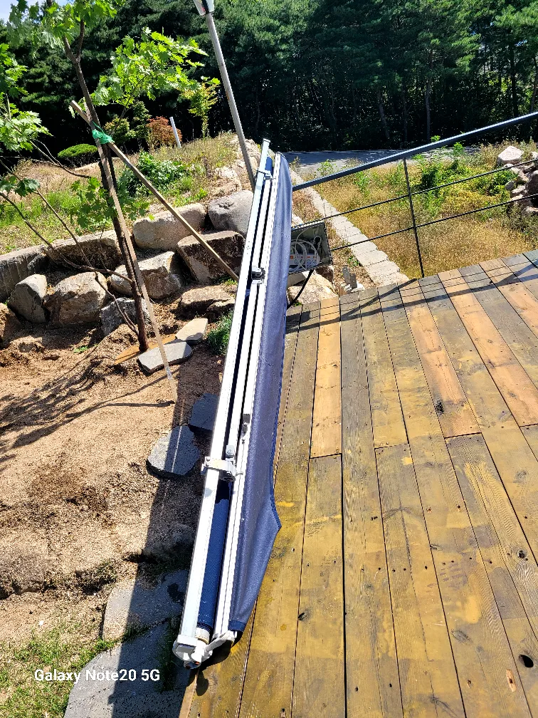 중고 어닝 3500x2500 수동  4500*3000  자동 모타만 일괄. 200000