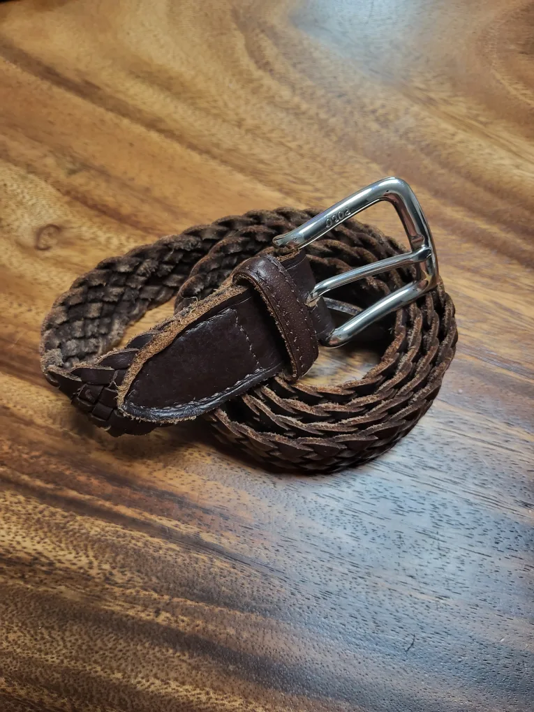 폴로 꽈배기 벨트 36사이즈 (중고)