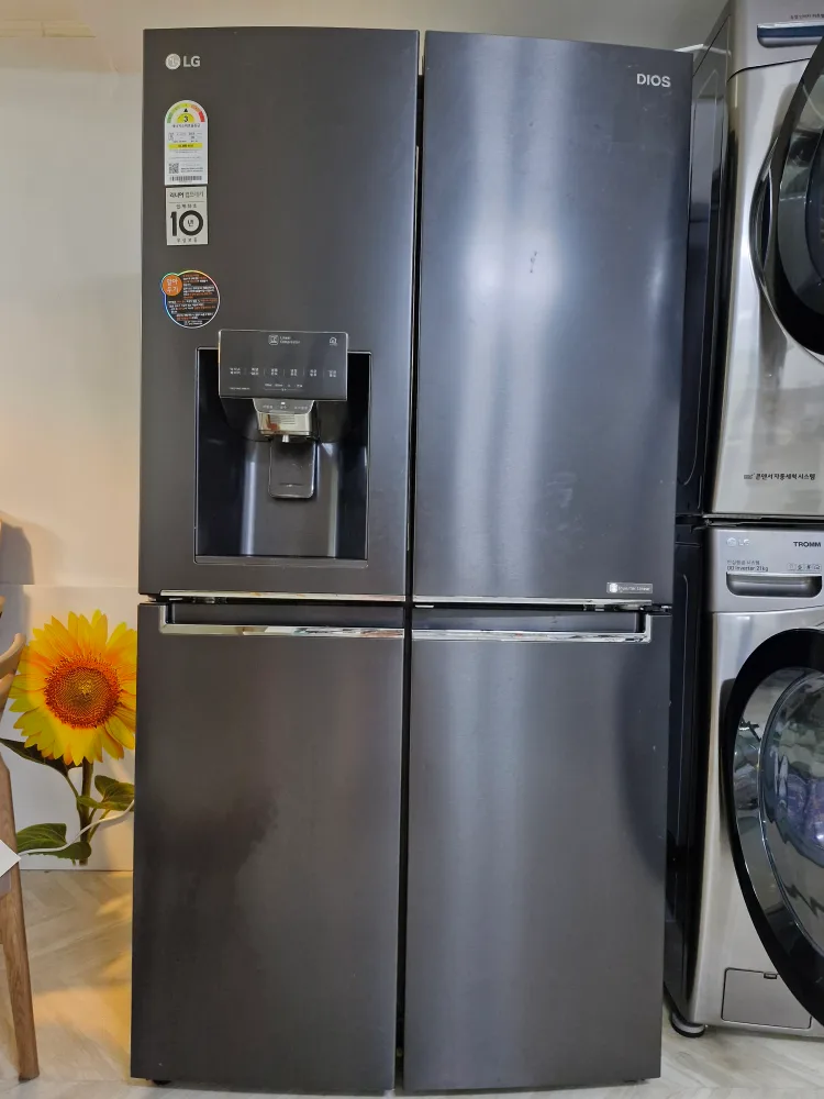 LG엘지 디오스 얼음정수기 냉장고 맨해튼미드나잇