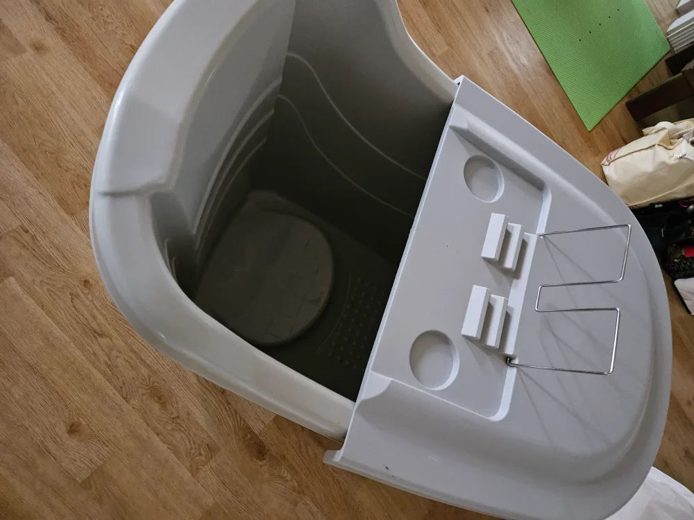 중고 반신욕조, 덮개