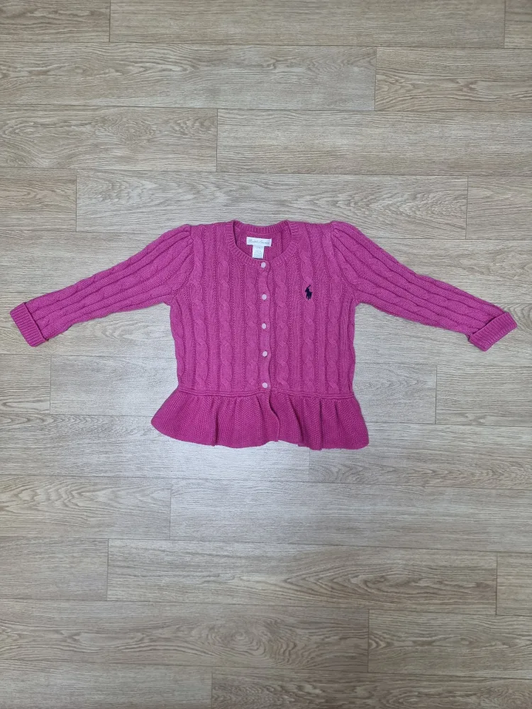 폴로 여아가디건 2T