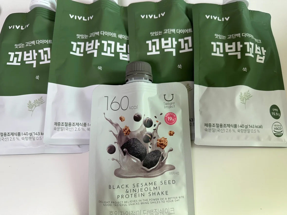 다이어트 단백질 쉐이크 (꼬박꼬밥, 딜라잇프로젝트)