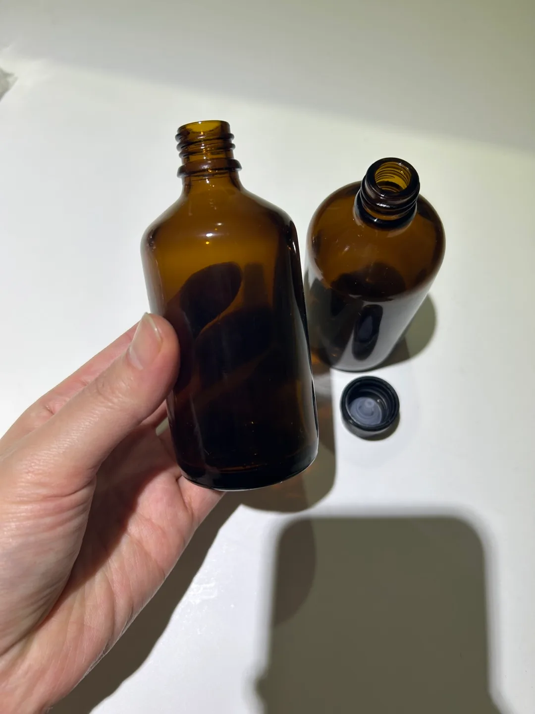 독일산 갈색유리병 드롭퍼 디퓨저병 약병 아로마오일병