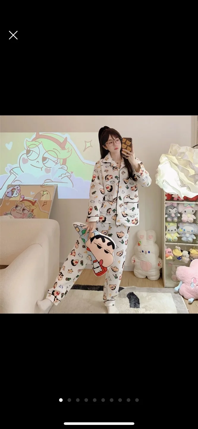 봄 가을 겨울 짱구 잠옷 (중고 아님)