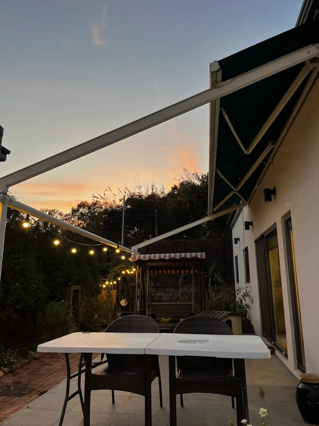 3*6m 대형 프레임 수동 중고 어닝