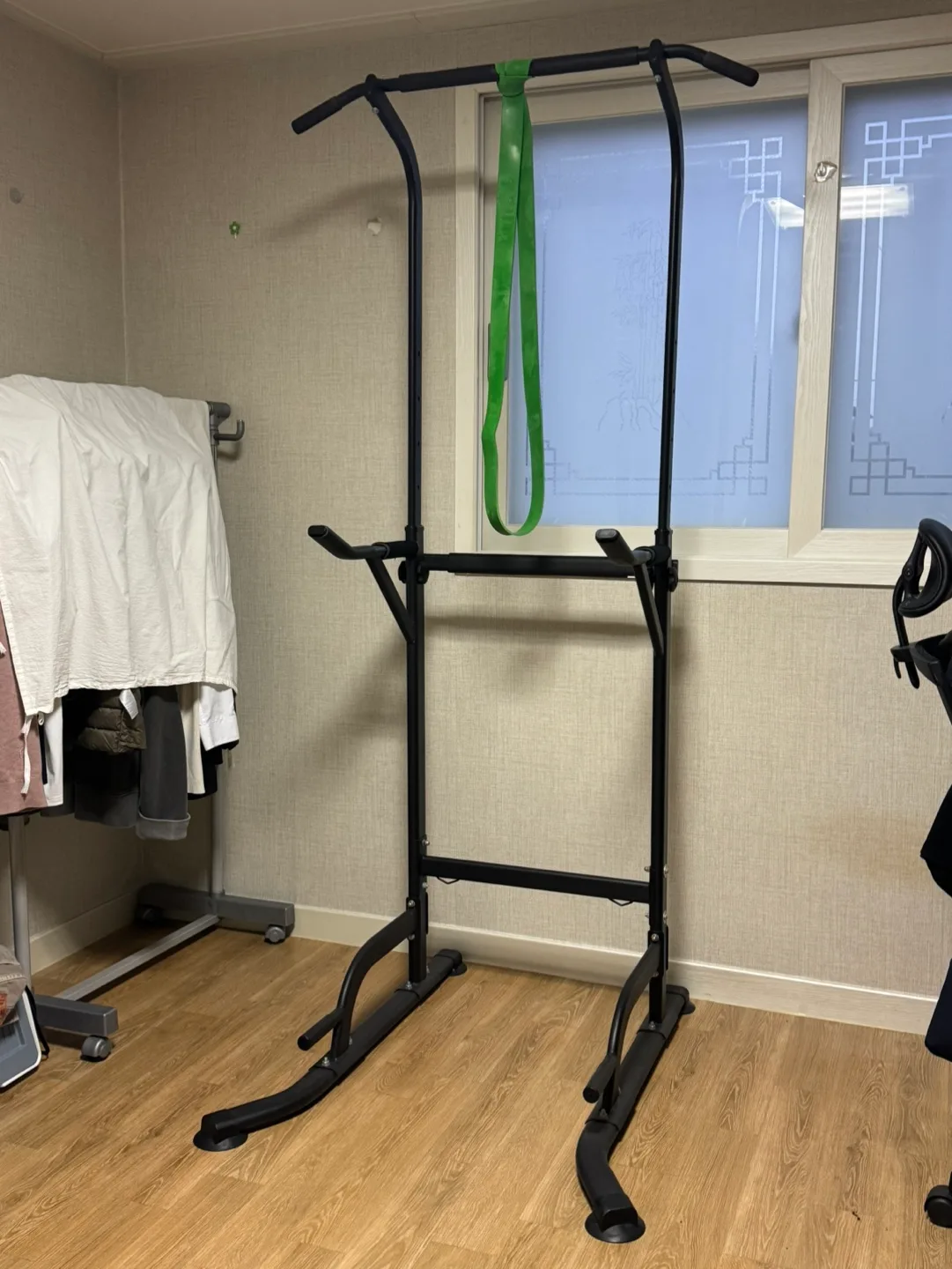턱걸이 철봉+밴드 중고 판매