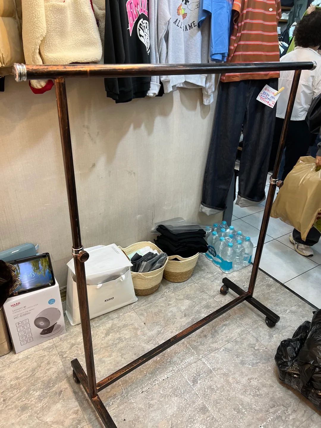 옷매장행거 (봉길이 120cm) -중고