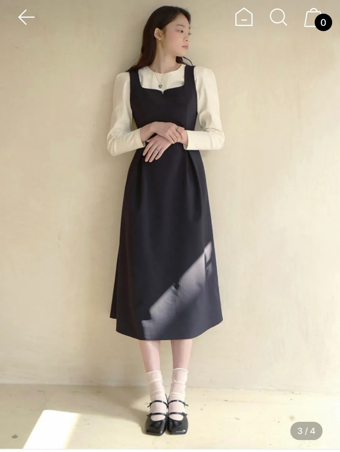 플로움 Rose Vine Bustier Dress 짧은버전