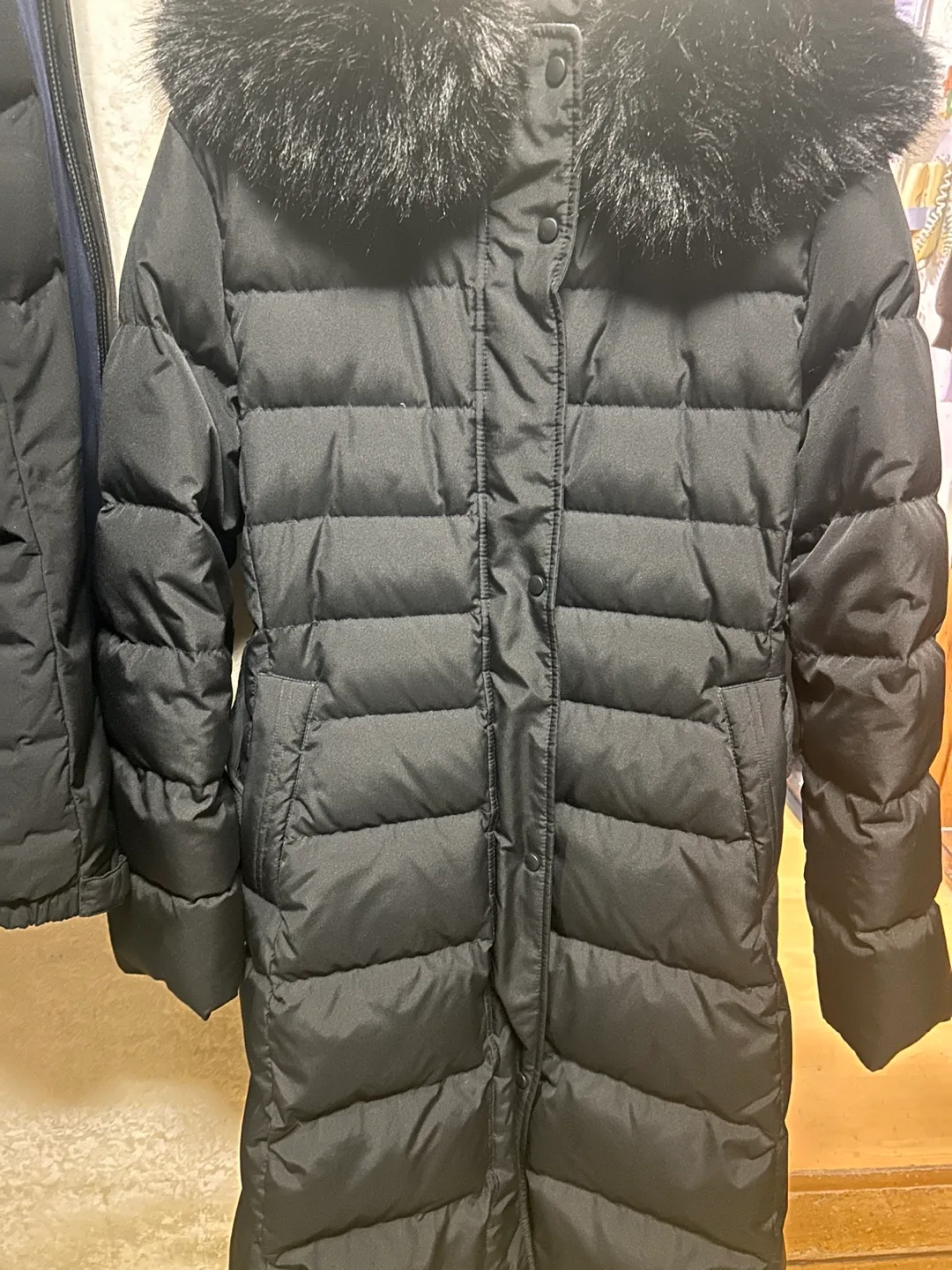 미쏘 벨티드 롱패딩 판매