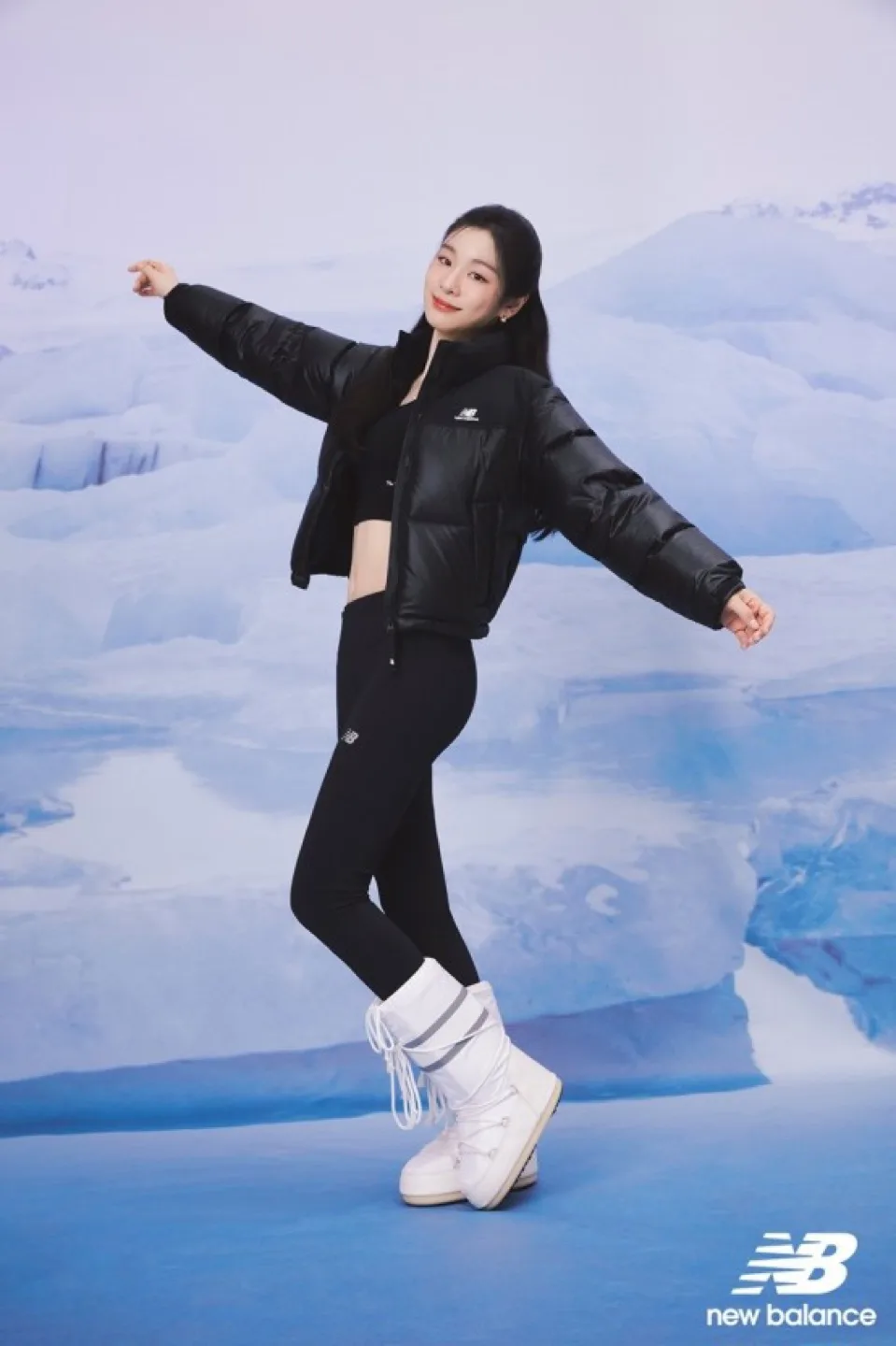 뉴발 패딩 사이즈 95 숏 중고합니당