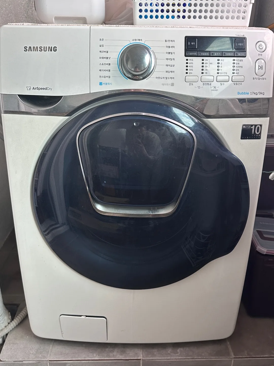 삼성 버블 세탁기 팝니다(17kg)