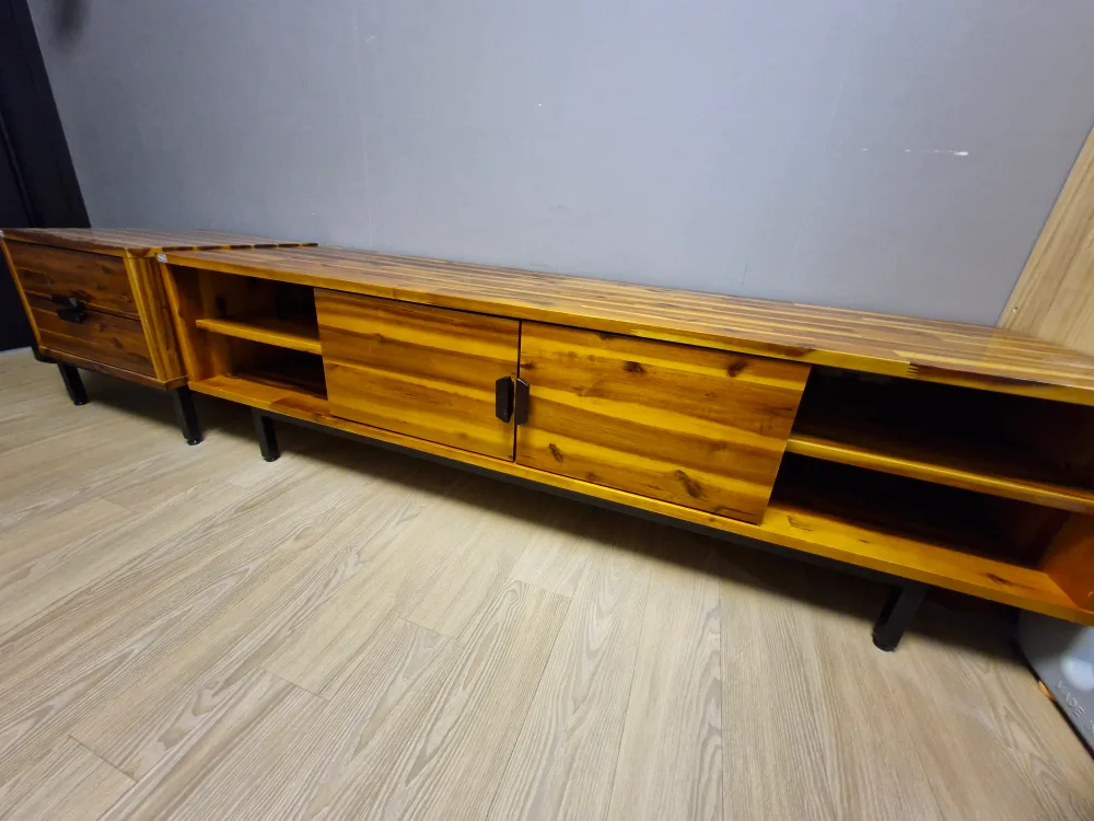 원목 티브장 (수납장) 팝니다. 중고.