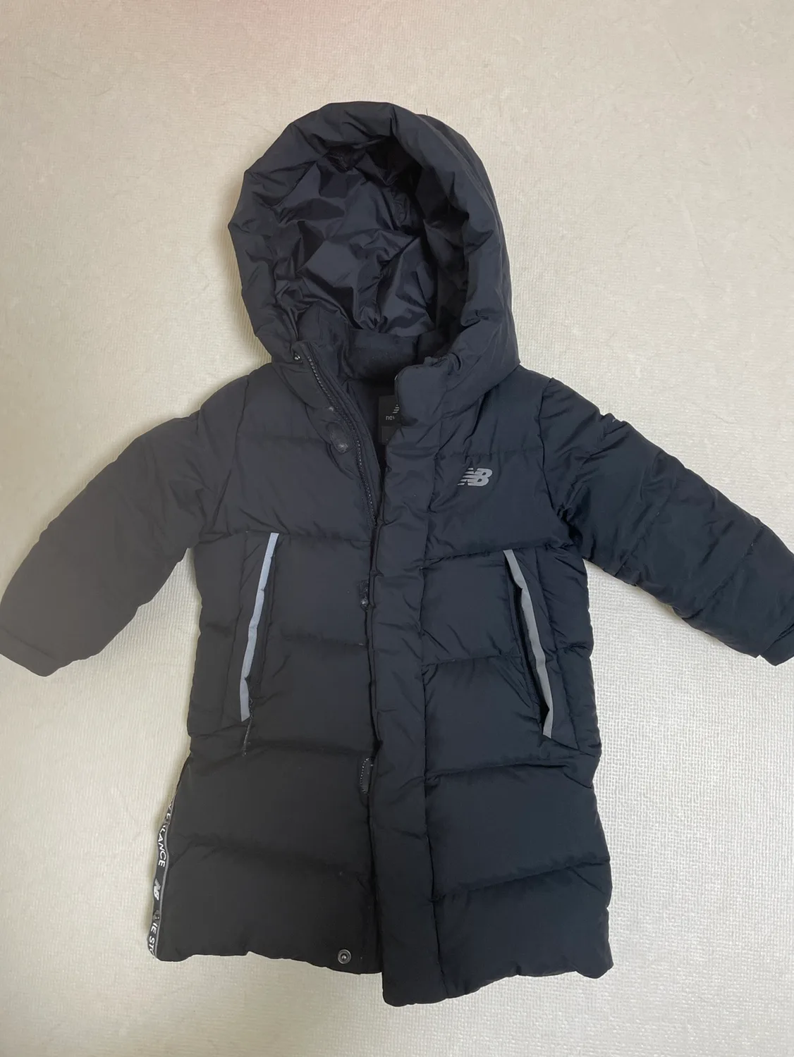 뉴발란스 롱패딩 아동 100