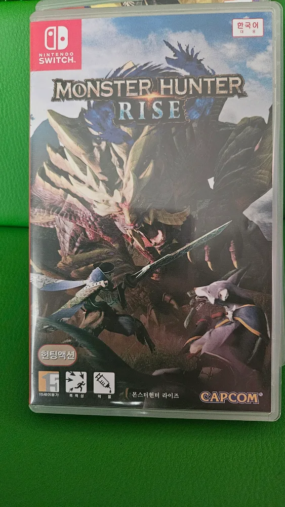 Nds 닌텐도 스위치 몬스터헌터 라이즈 중고팝니다.