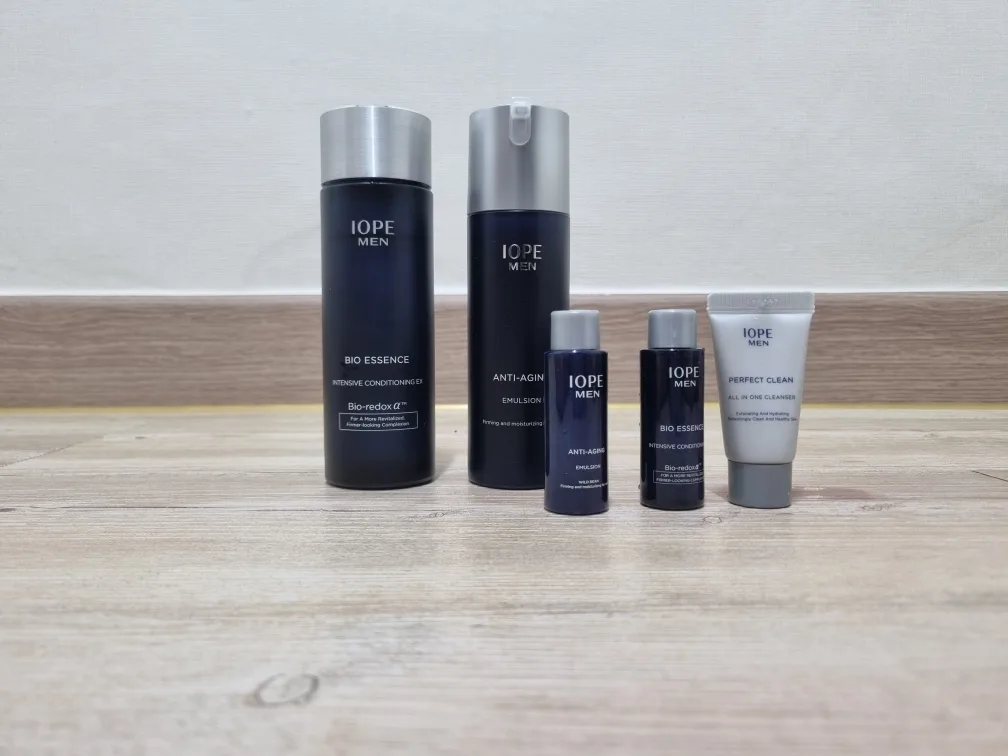 아이오페 맨 스킨 로션 선물세트(중고)