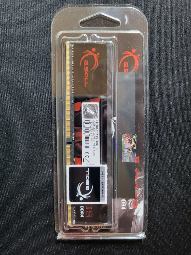G.SKILL DDR4-2666 CL19 AEGIS 16GB램카드(중고)