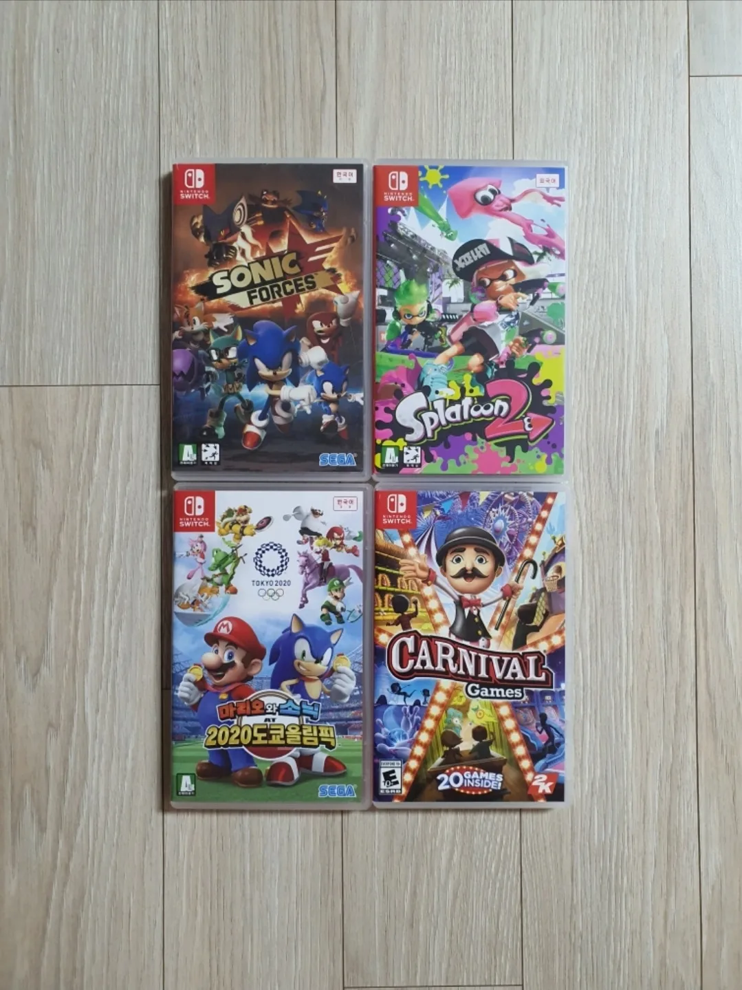 닌텐도 스위치 타이틀 카니발 게임즈 소닉 포시즈 sonic