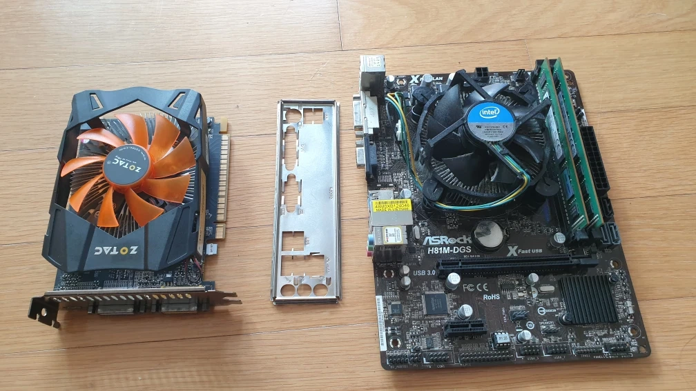 메인보드+램8기가+cpu+그래픽카드 팝니다 | 서현2동 | 디지털기기 | 당근 중고거래