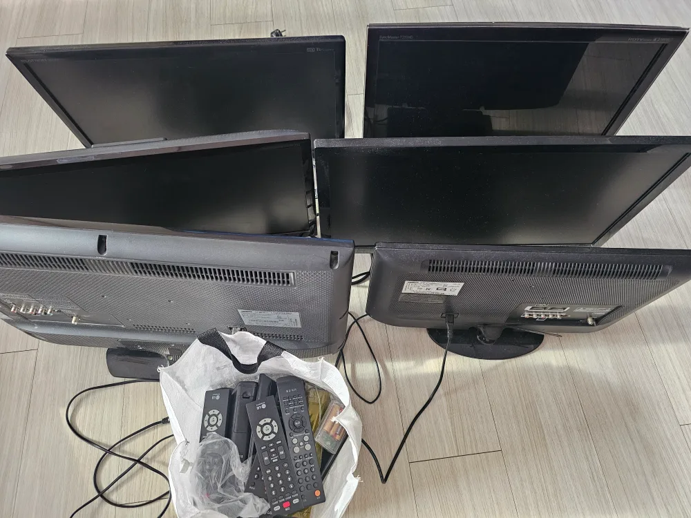 중고tv 6대 리모콘 20개 팔아요