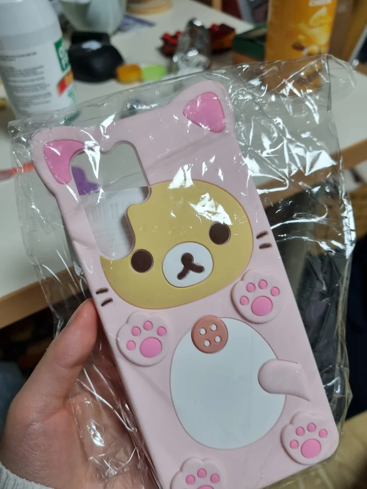 s21울트라 리락쿠마 젤리케이스 새제품