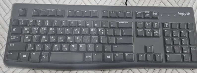 [중고] 로지텍 유선 키보드 k120