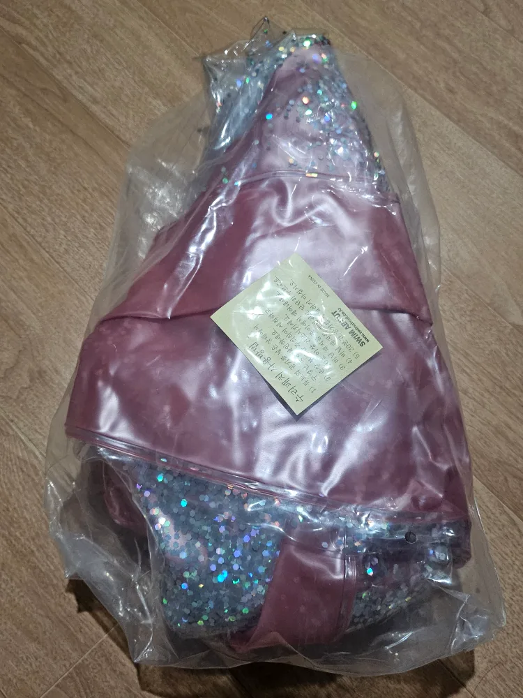 글리터 하트 튜브 분홍색 108cm 1회사용 중고