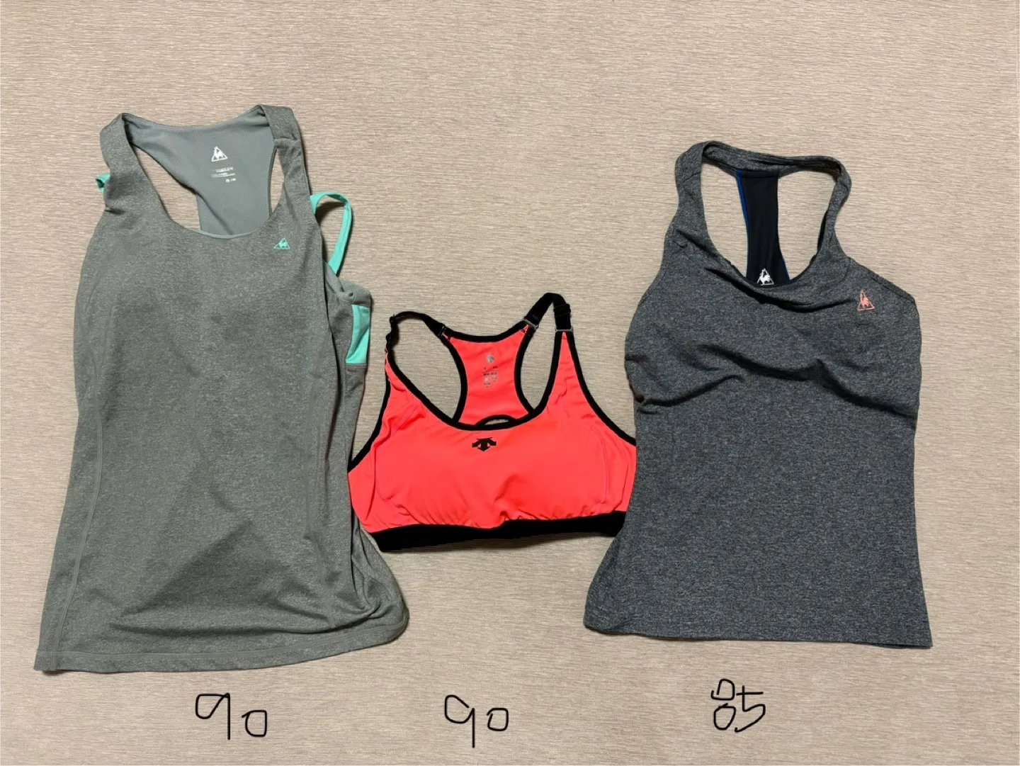 [옷장정리] 데상트 르꼬끄 운동복 브라탑