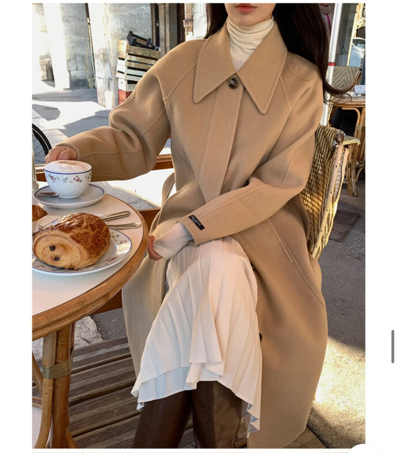 (최저가, 상태최상)베니토 울 80% 핸드메이드 롱코트☃️❄️🧥