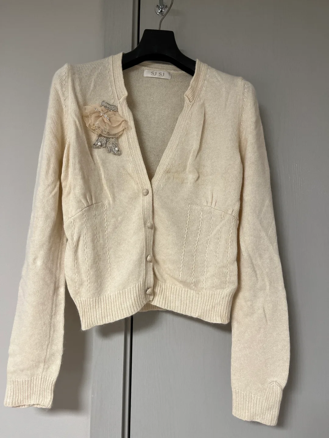 중고 - SJSJ 앙고라 혼방 가디건