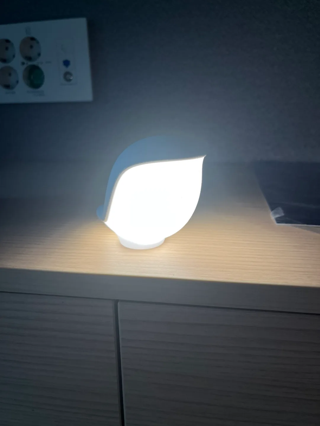 고래모양 미니 무드등