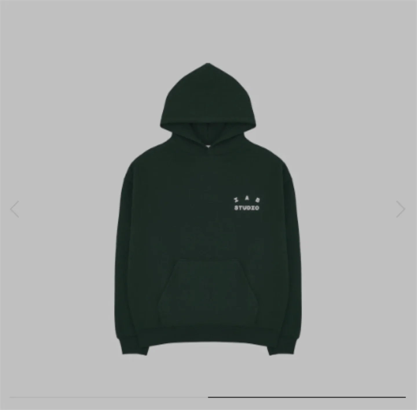 아이앱 HOODIE 딥그린 XL