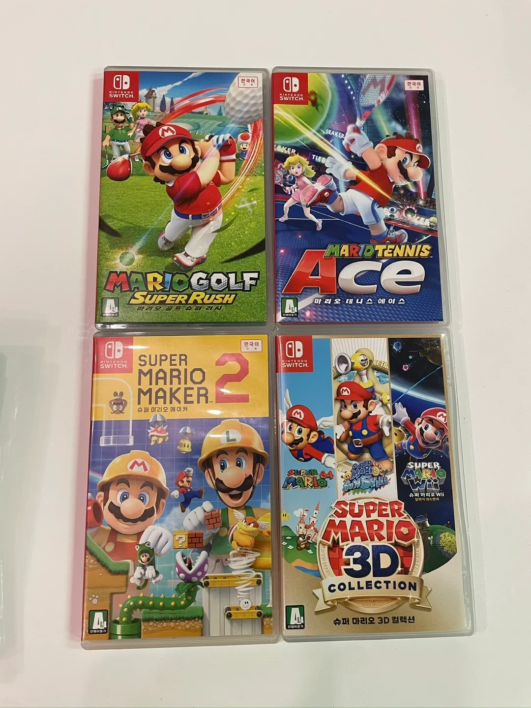 닌텐도스위치 칩 마리오시리즈(중고)