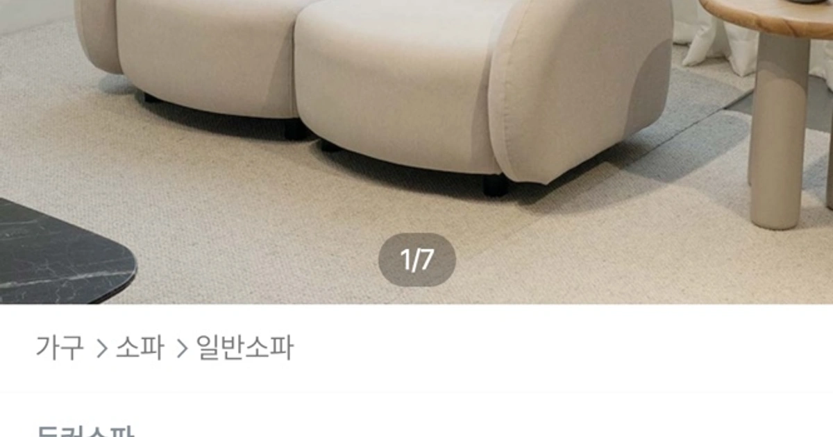 2인 모듈형 아쿠아텍스 패브릭소파 | 감이동 | 가구/인테리어 | 당근 중고거래
