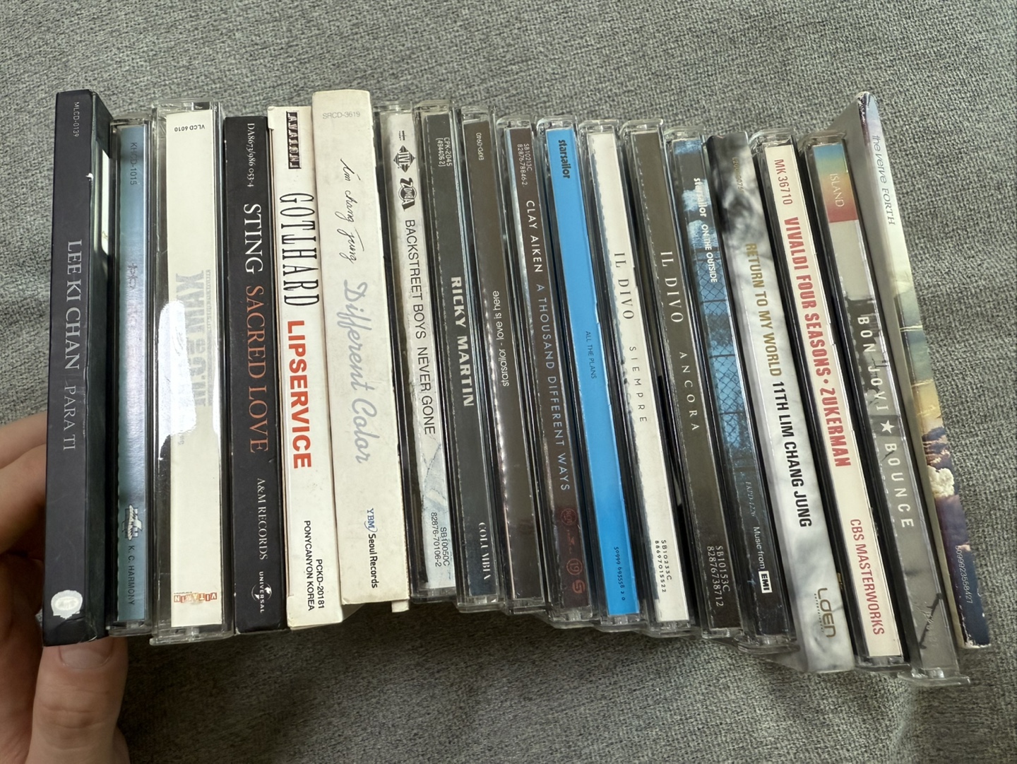 CD 일괄 18장 (한국가요,팝송,클래식)