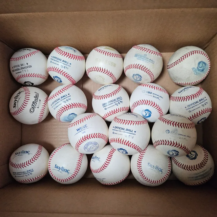 중고 공인구(야구공) 18개 판매