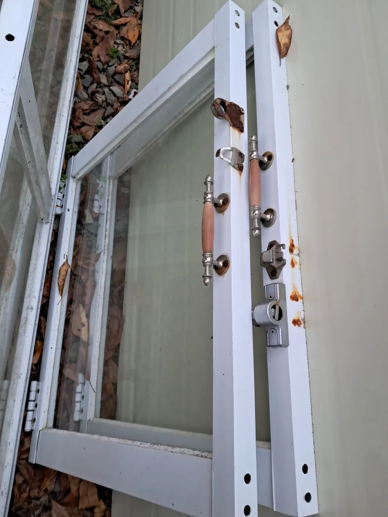 중고 미닫이 유리문