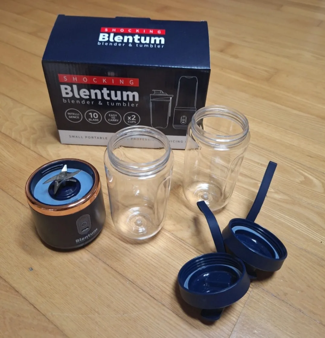 블랜텀 무선 블렌더 휴대용 충전식(박스만 개봉 새것)