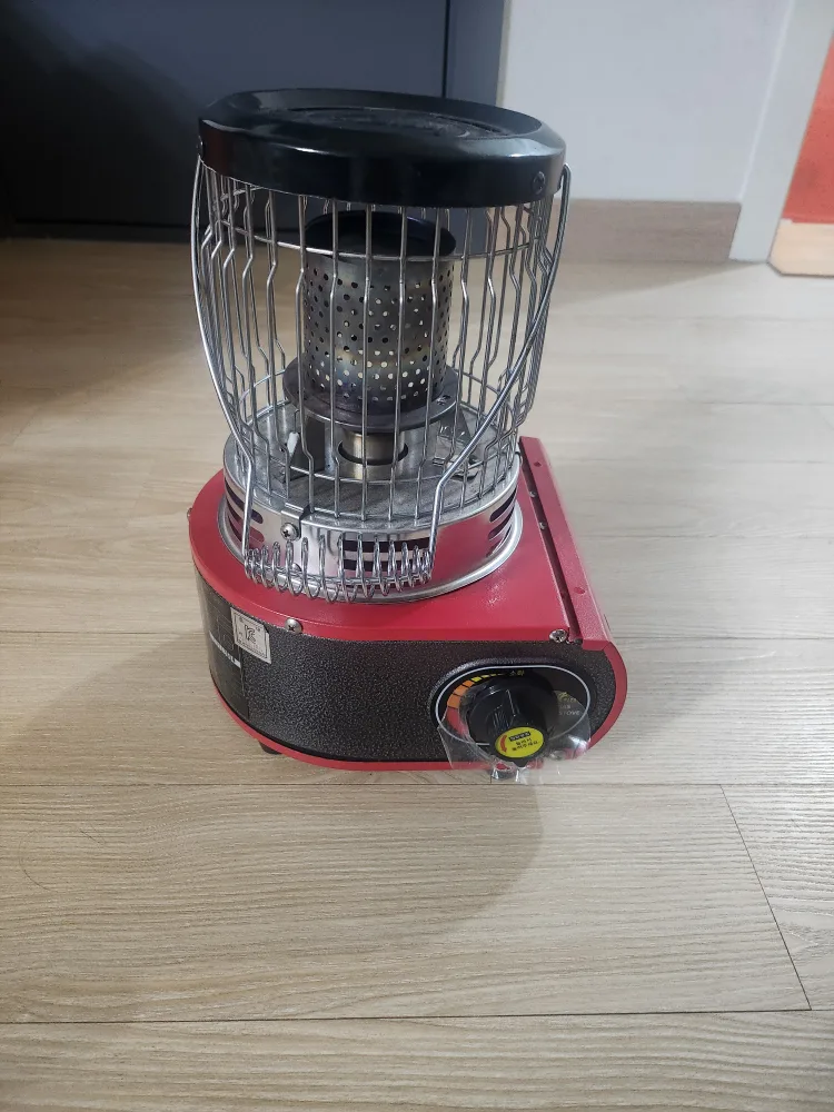 휴대용가스난로ㅡ캠핑난로 .부탄가스 난로