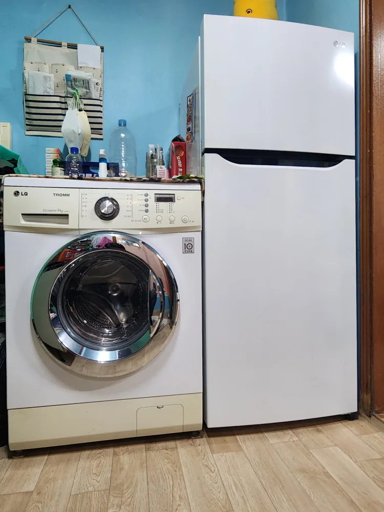 엘지 트롬9kg 드럼세탁기,엘지냉장고150L 일괄 판매합니다