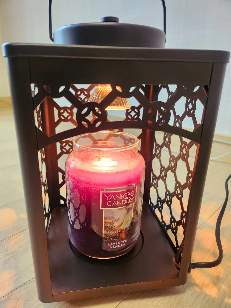 양키캔들 워머+2캔들(중고1 새상품1)