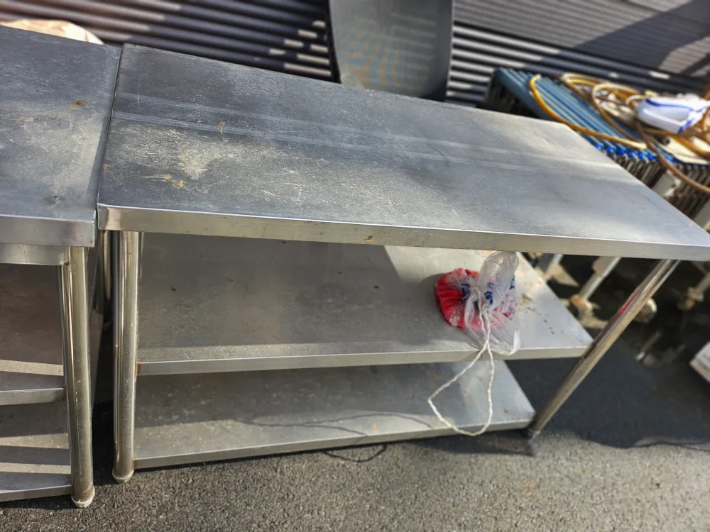 스텐 주방용 작업용 중고 팝니다. 3단 다이입니다.