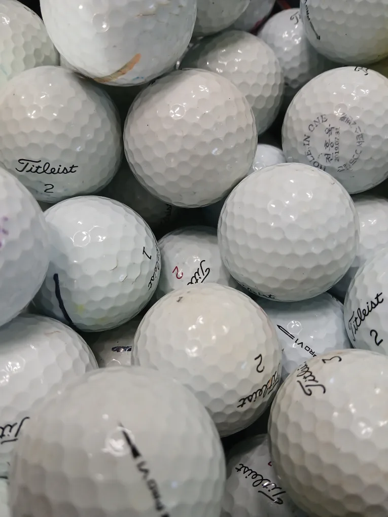 타이틀리스트 중고볼이에요