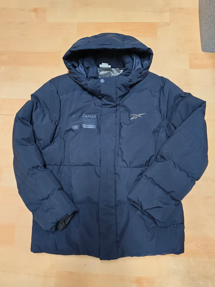 리복 패딩점퍼 중고 판매 (L) 남성