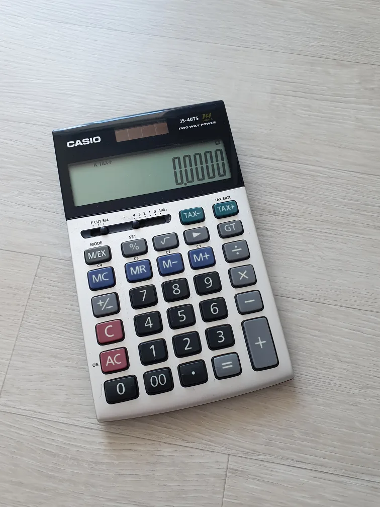 카시오 계산기 JS-40TS