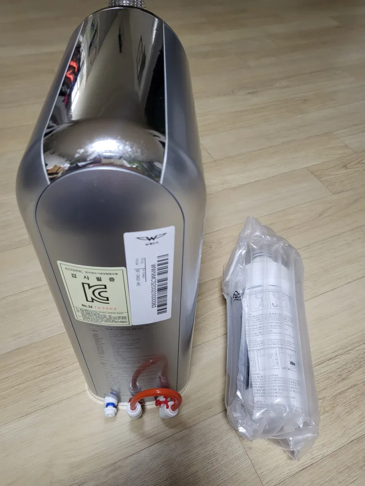 필터만 써도 이득이예요. 바디프랜드 W정수기(중고) + 필터(새것)