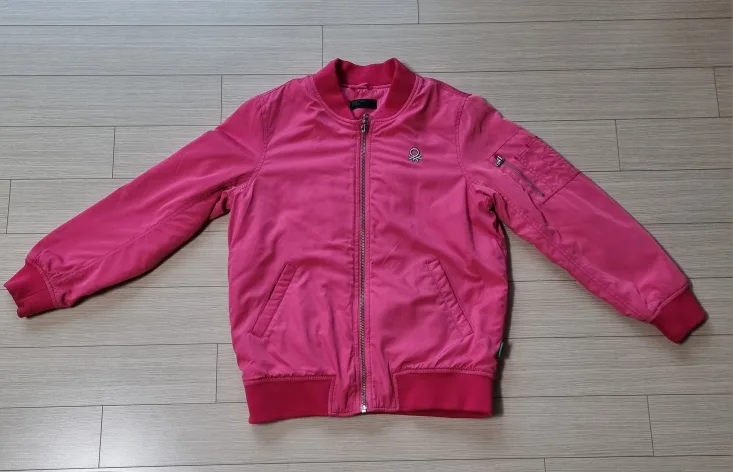 [중고] 봄가을 유아 베네통 점퍼 145