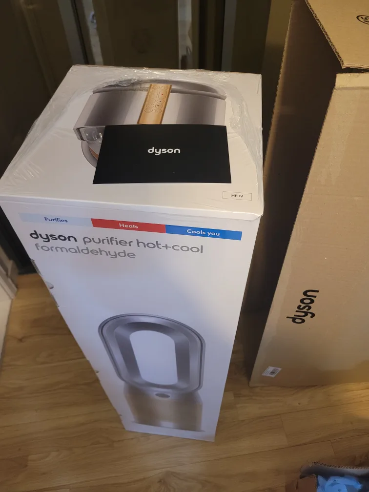 (미개봉)다이슨 핫앤쿨 공기청정기 hp09 니켈골드